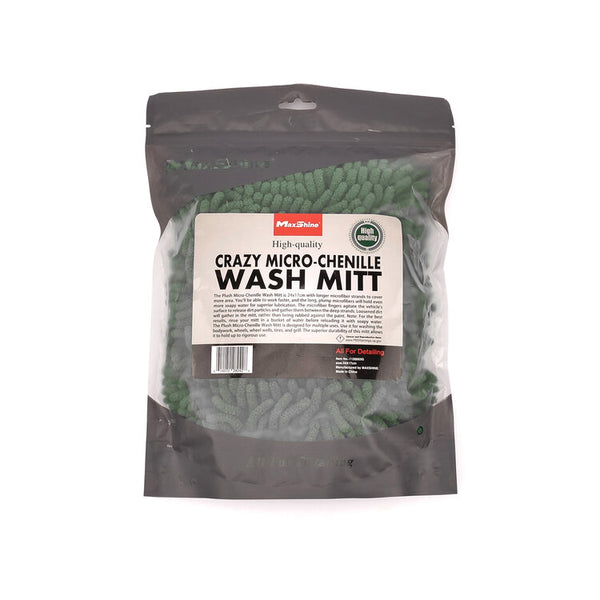 Maxshine Micro Chenille Wash Mitt - Green
