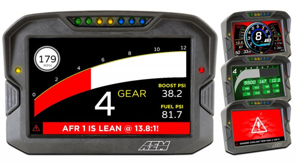 AEM CD-7 Carbon Digital Racing and Logging Dash Display - Logging / Non-GPS