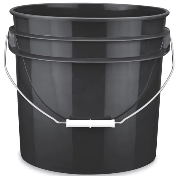 3.5 Gallon Black Bucket