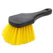 9" Short Handle Tire/Wheel Brush Stiff PVC Bristles Yellow