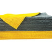 Edgeless Dual-Faced Microfiber Buffing Towel Yellow / Grey