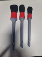 3piece natural boar bristle brush set