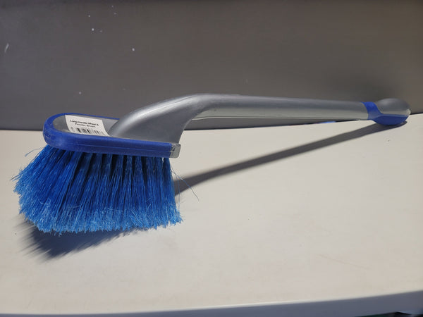 long handle wheel & fender detailing brush blue w/grip