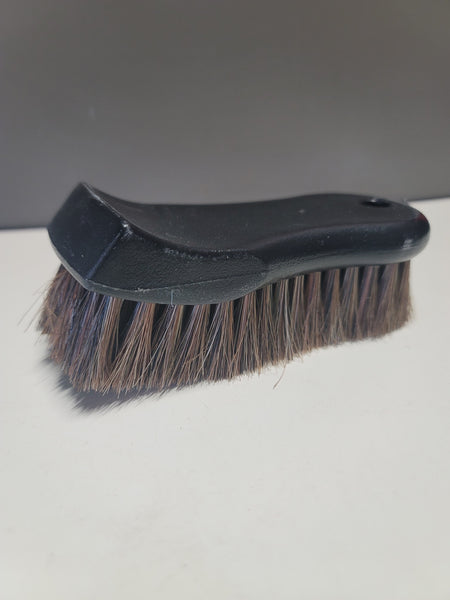 leather brush