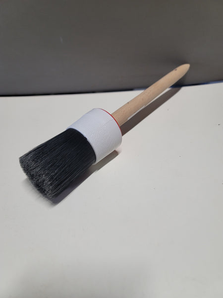 round brush black bristle