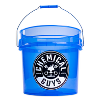 Heavy Duty Detailing Bucket, Transparent Blue (4.5 Gal)