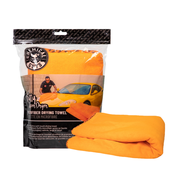 Fatty Super Dryer Microfiber Towel, Orange 34" x 25"