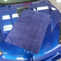Edgeless Navy Blue 24"x36" Microfiber Elite Towel 380 GSM Drying Towel