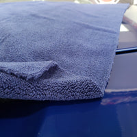 Edgeless Navy Blue 24"x36" Microfiber Elite Towel 380 GSM Drying Towel