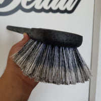18" Long Handle Soft Bristles Wash Brush, Grey