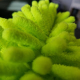 Green Microfiber Super Thick Chenille Wash Mitt Long Nap