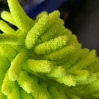 Green Microfiber Super Thick Chenille Wash Mitt Long Nap