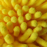 Dual-Faced Microfiber & Long Nap Chenille Wash Mitt Grey/Yellow