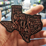Home Sweet Home Sticker Rose Gold