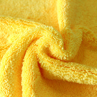 Maxshine 380GSM 16"x24" Edgeless Polish Microfiber Towel Yellow