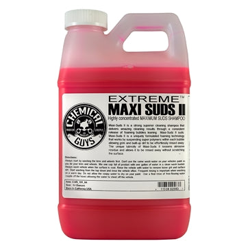 Maxi Suds II Super Suds Car Wash Shampoo (64 oz - 1/2 Gal)