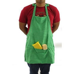 Microfiber Detailing Apron with Pockets & Hook & Loop Straps for Cords