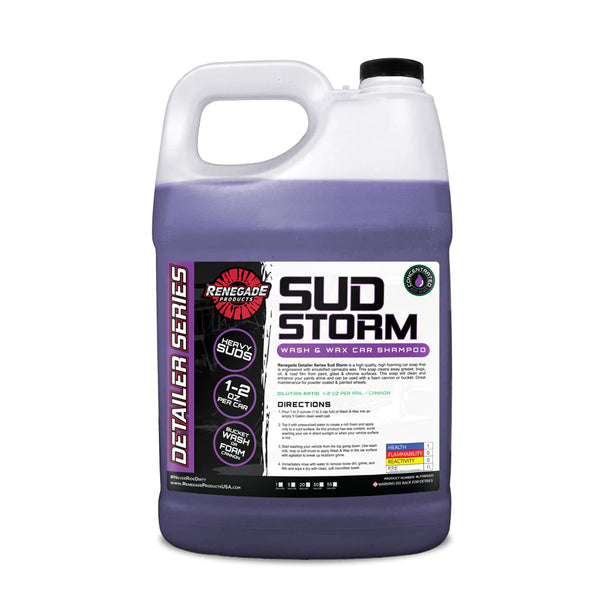 Sud Storm Wash, Wax, & Shampoo one gallon