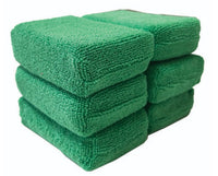 Green  Microfiber Wax Applicator