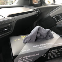 Navy Edgeless All Purpose Microfiber Towel in-a-box 30pcs 220 GSM