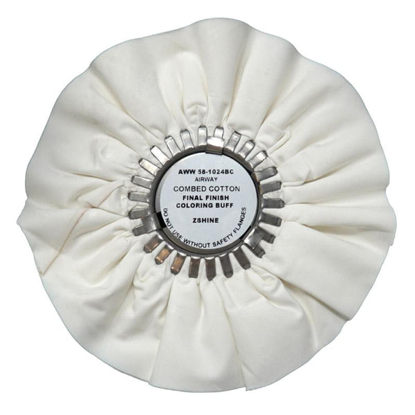 Zephyr-white bleached combed cotton 10"