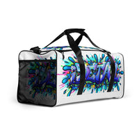 I.Detail Graffiti Color Splash Duffle bag