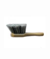 9" Short Handle Soft Bristles Wash Brush Grey