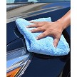Blue Edgeless Microfiber Detailing Towel Polishing Buffing Exterior and Interior 16"