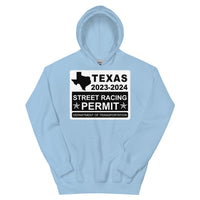 Texas Street Racing Permit Hoodie 2023 - 2024