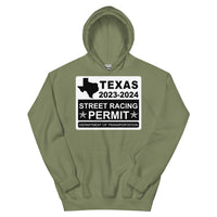 Texas Street Racing Permit Hoodie 2023 - 2024
