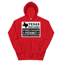 Texas Street Racing Permit Hoodie 2023 - 2024